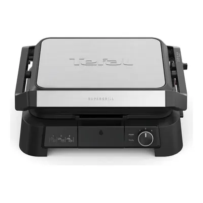 Tefal SuperGrill 3in1 6 Dilim Kapasiteli 2000 Watt Barbekü Izgara ve Tost Makinesi - Inox