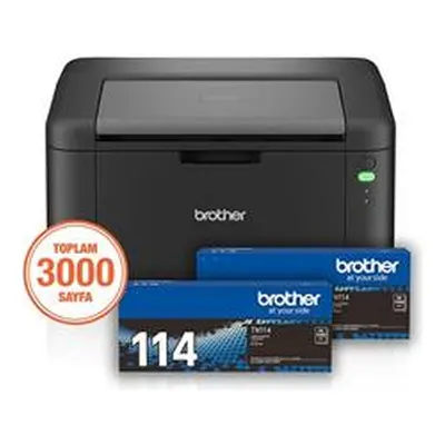 Brother HL-L1232W-2T Kablosuz Mono Lazer Yazıcı + 1 Toner