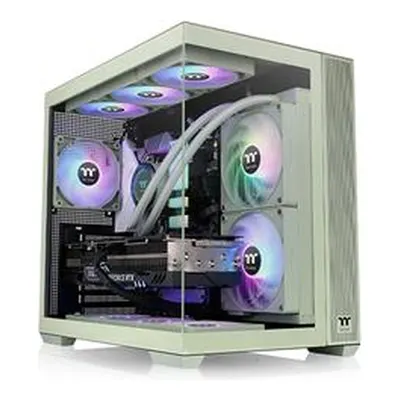 THERMALTAKE View 380 Matcha Green 4x120mm ARGB Fanlı Back-Connect Destekli MidT ATX Kasa