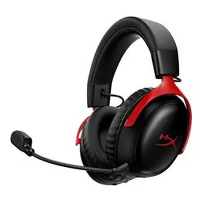 HyperX Cloud III S Kablosuz Kulak Üstü Oyuncu Kulaklığı - Kırmızı