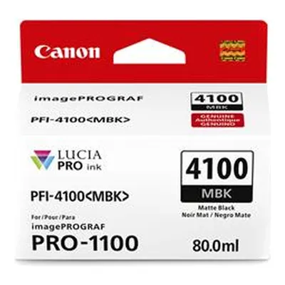 Canon PFI-4100-MBK Mat Siyah Mürekkep Kartuşu