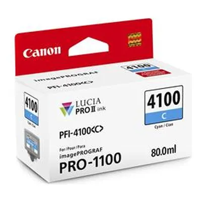 Canon PFI-4100-C Mavi Mürekkep Kartuşu