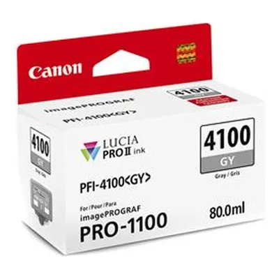 Canon PFI-4100-GY Gri Mürekkep Kartuşu