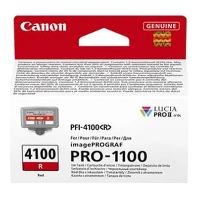 Canon PFI-4100-R Kırmızı Mürekkep Kartuşu