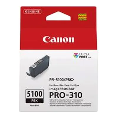 Canon PFI-5100-PBK Fotoğraf Siyah Mürekkep Kartuşu