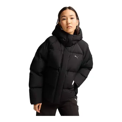 Down Puffer Kadın Siyah Günlük Stil Mont 62648701