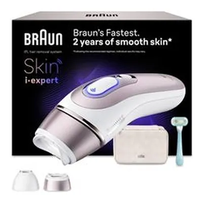 Braun PL7211 IPL Skin i-Expert, Evde Lazerle Tüy Alma, Çanta, Venus Tıraş Makinesi, 2 Başlıklı