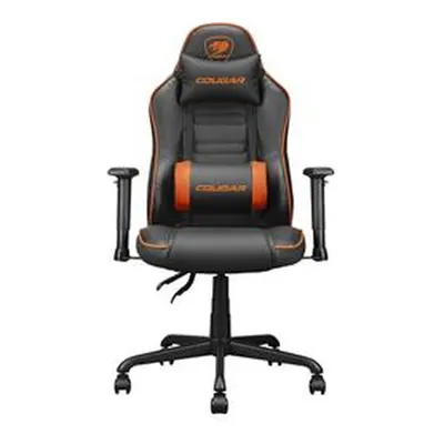 COUGAR FUSION S Siyah/Turuncu Oyuncu Koltuğu
