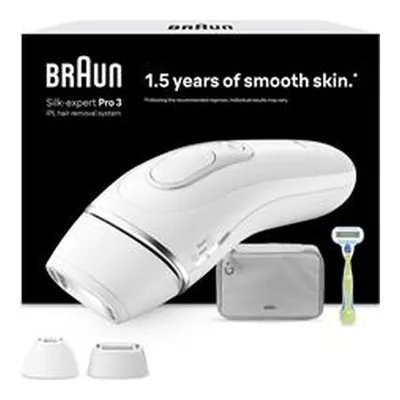 Braun PL3122 IPL Silk Expert Pro 3, Evde Lazerle Tüy Alma, Çanta, Venus Tıraş Makinesi
