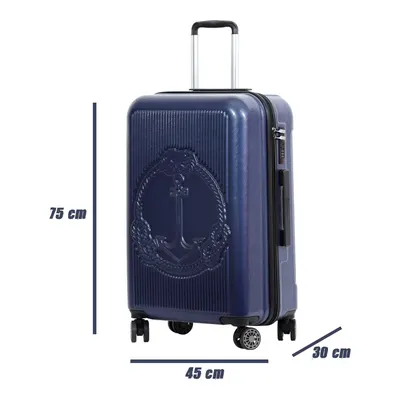 BIGGDESIGN Ocean 28" ABS Gövde Büyük Boy Valiz Lacivert
