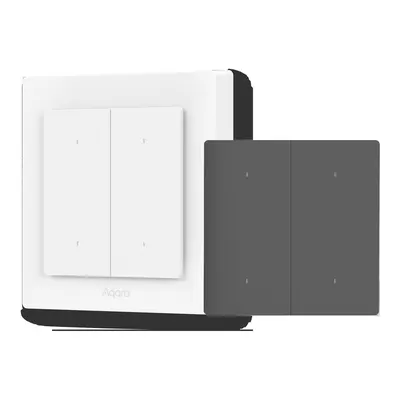 AQARA H2 4 Tuş-2 Kanal WS-K08D Apple Home Destekli Akıllı Işık Anahtarı