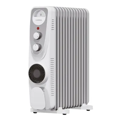 LUXELL LUX13-FP-WG 13 Dilim Turbo Fanlı 2900 W Yağlı Radyatör Beyaz