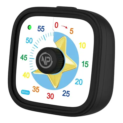 NPO NPT31S Mutfak Ders Yemek için 60dk Analog Alarm Zamanlayıcı Pomodoro Öğrenci Motivasyon Saati