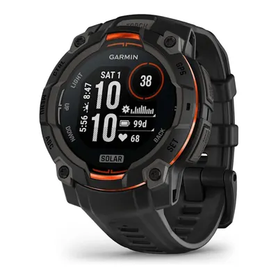 GARMIN Instinct 3 Solar 50 mm Akıllı Saat Siyah