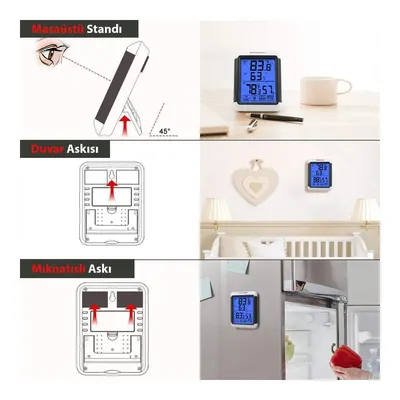 THERMOPRO TP65C İç Mekan Dijital Sıcaklık ve Nem Ölçer Termometre