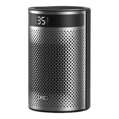 DREO Atom 416 Hızlı Isıtma, Sessiz Çalışma, Enerji Tasarruflu Akıllı Elektrikli 1500 W Isıtıcı Siyah