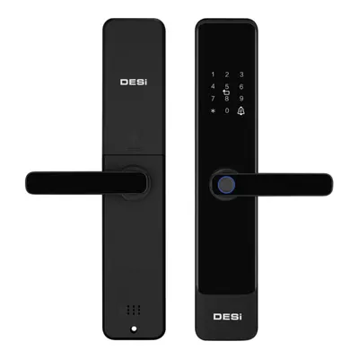 DESI QUiC Q016 iOS/Android Uyumlu - Parmak İzi -Tuş Takımı - Kart Okuyucu Akıllı Kapı Kilidi