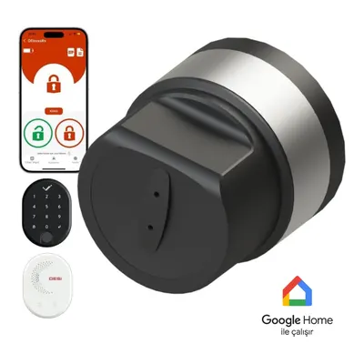DESI Utopic RX Yapay Zeka - WiFi Akıllı Köprü&Parmak İzi ve Şifre(Google Home-Alexa) Akıllı Kapı Kilidi
