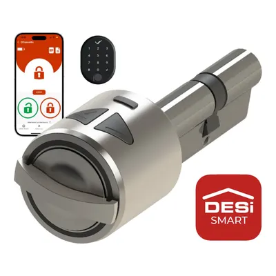 DESI Utopic R IOS/Android Uyumlu & Parmak İzi Okuyucu ve Dahili Tuş Takımlı Akıllı Kapı Kilidi