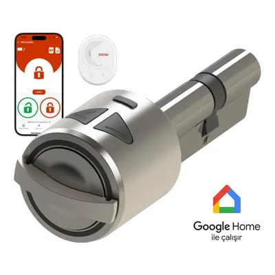 DESI Utopic R IOS/Android Uyumlu & Akıllı Köprü (Google Home - Alexa Uyumlu) Akıllı Kapı Kilidi