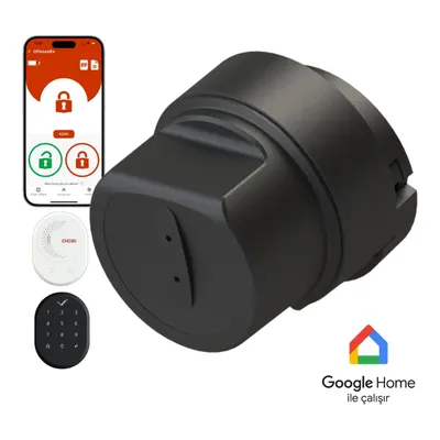DESI Utopic RXe Yapay Zeka - WiFi Akıllı Köprü & Tuş Takımı(Alexa-Google Home) Akıllı Kapı Kilidi