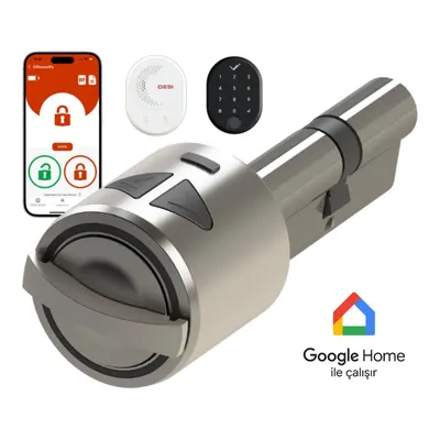 DESI Utopic R - Akıllı Köprü - Parmak İzi Okuyucu - Şifre (Alexa ve Google Home) Akıllı Kapı Kilidi