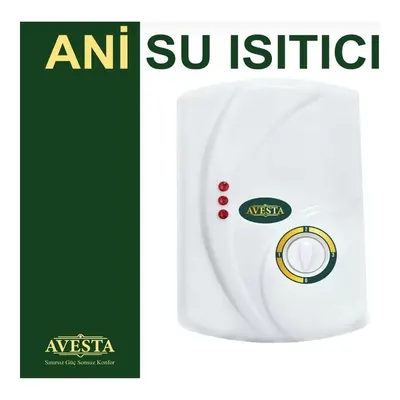 AVESTA Lunaris Premium 7 Emniyetli Ani Su Isıtıcısı Elektrikli Şofben Beyaz