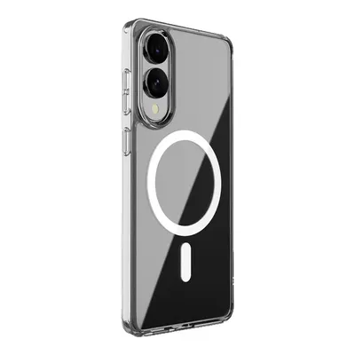 NEWFACE Samsung Galaxy S25 Edge Uyumlu Magneticsafe Şeffaf Silikon Telefon Kılıfı Şeffaf