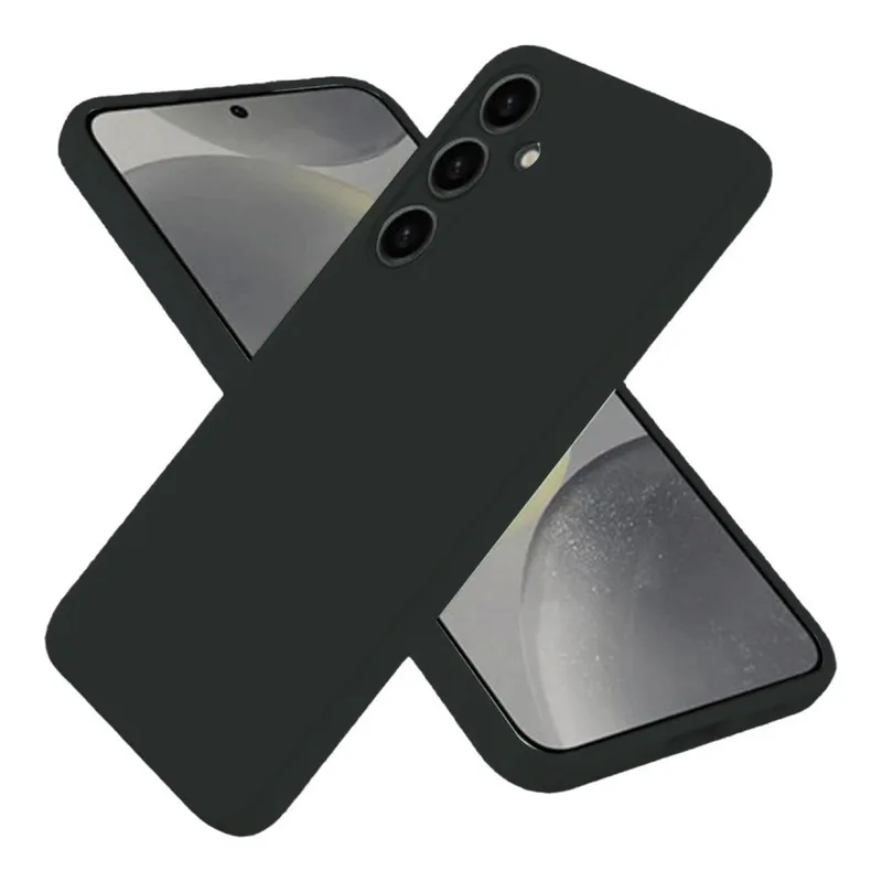 NEWFACE Samsung Galaxy S25 Uyumlu Nano İçi Kadife Silikon Telefon Kılıfı Siyah, görsel 1