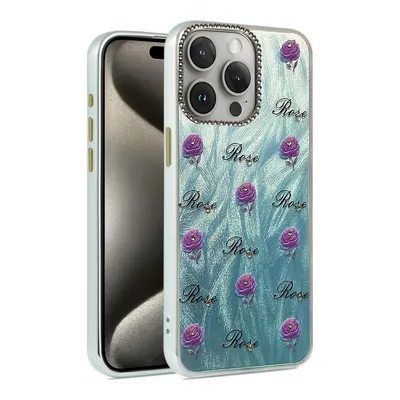 NEWFACE iPhone 15 Pro Uyumlu Blade Aynalı Desenli Telefon Kılıfı Çok renkli
