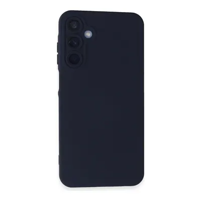 NEWFACE Samsung Galaxy A25 5G Uyumlu Nano İçi Kadife Silikon Telefon Kılıfı Lacivert