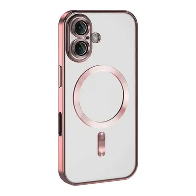 NEWFACE iPhone 16 Uyumlu Kross Magneticsafe Telefon Kılıfı Pembe