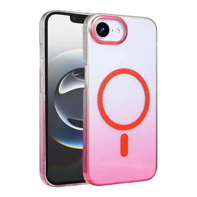 NEWFACE iPhone 16E Uyumlu Glossy Magsafe Kapak Telefon Kılıfı Pembe