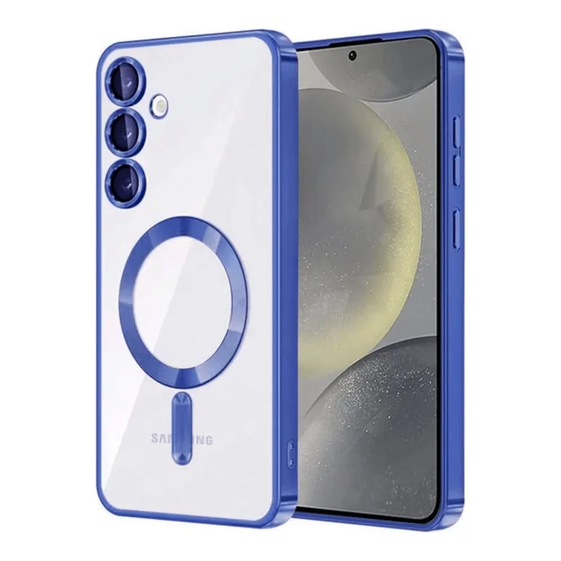 NEWFACE Samsung Galaxy A26 Uyumlu Kross Magneticsafe Kapak Telefon Kılıfı Lacivert, görsel 1