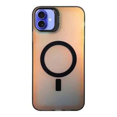 NEWFACE iPhone 16 Plus Uyumlu Primera Magsafe Standlı Kapak Telefon Kılıfı Siyah