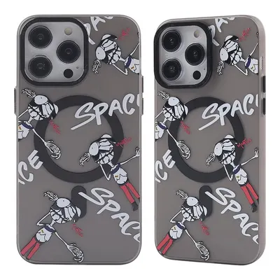 NEWFACE iPhone 13 Pro Uyumlu Apollo Magneticsafe Desenli Kapak Telefon Kılıfı Çok Renkli