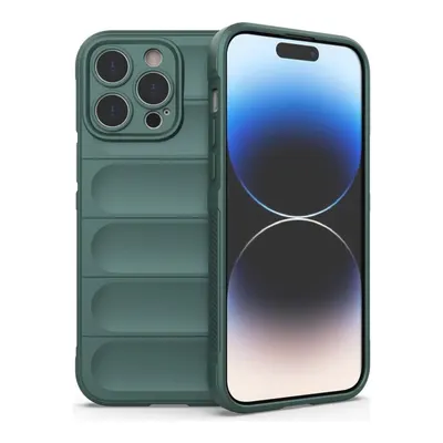 NEWFACE iPhone 14 Pro Uyumlu Optimum Silikon Telefon Kılıfı Koyu Yeşil