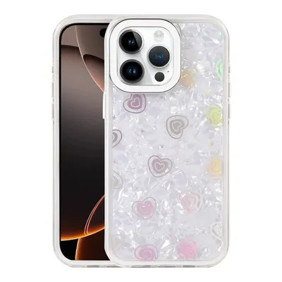 NEWFACE iPhone 15 Pro Uyumlu Lumi Desenli Kapak Telefon Kılıfı Beyaz
