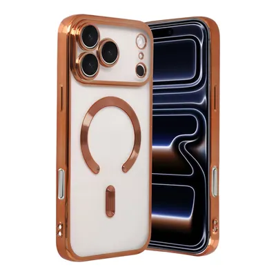 NEWFACE iPhone 17 Pro Uyumlu Kross Magneticsafe Kapak Telefon Kılıfı Turuncu