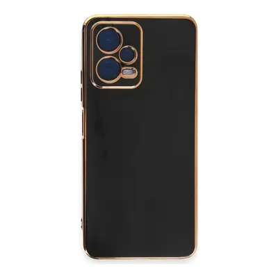 NEWFACE Xiaomi Redmi Note 12 Pro 5G Uyumlu Volet Silikon Telefon Kılıfı Siyah