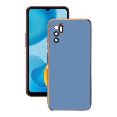 NEWFACE Xiaomi Redmi Note 11T SE Uyumlu Volet Silikon Telefon Kılıfı Mavi
