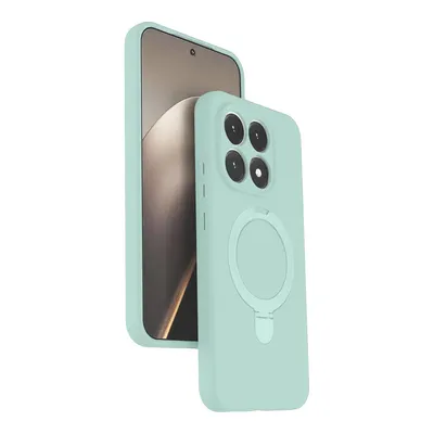 NEWFACE Xiaomi Mi 15T Uyumlu Regal Magsafe Standlı Kapak Telefon Kılıfı Su Yeşili