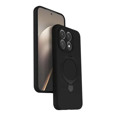 NEWFACE Xiaomi Mi 15T Uyumlu Regal Magsafe Standlı Kapak Telefon Kılıfı Siyah