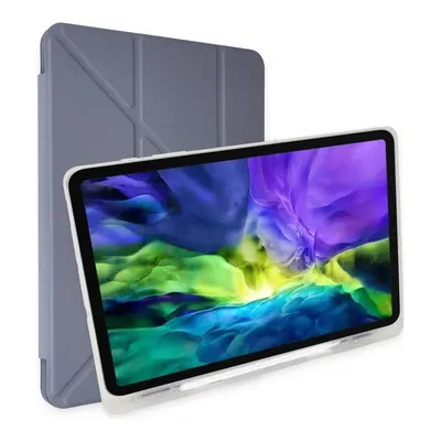 NEWFACE Kalemlikli Mars Apple iPad Pro 12.9 (2021) Tablet Kılıfı Lavender