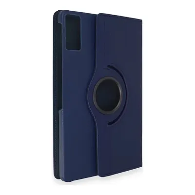 NEWFACE 360 Deri Lenovo Tab M8 Tablet Kılıfı Lacivert