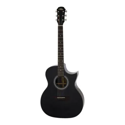 ARIA 201CEBK Elektro Akustik Gitar Cutaway