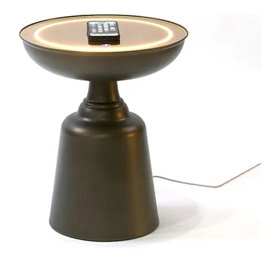 MISSIDEA Aura Green Kablosuz Şarjlı LED Işıklı Akıllı Yan Sehpa