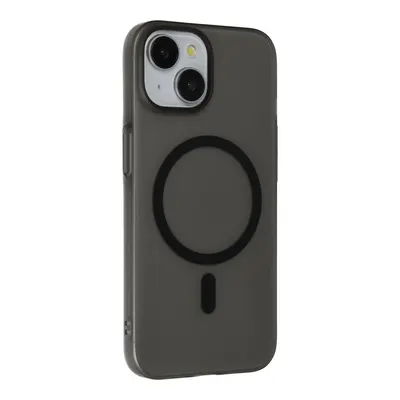 NEWFACE iPhone 15 Plus Uyumlu Tuna Pc Slim Magsafe Kapak Telefon Kılıfı Siyah