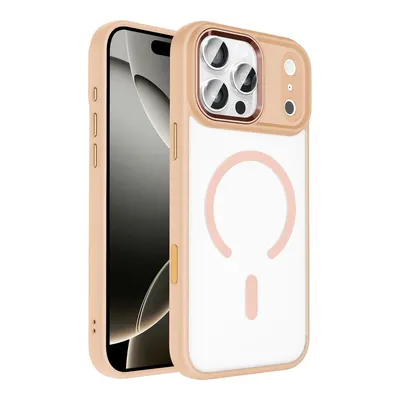 INTERFLEX Joko Apple iPhone 17 Pro Terea MagSafe Kapak Telefon Kılıfı Pembe