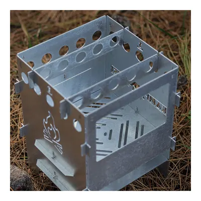 KAMP AYISI PyroEco Ateş Kutusu Pratik ve Katlanabilir Çantalı Metal Kamp Ocağı